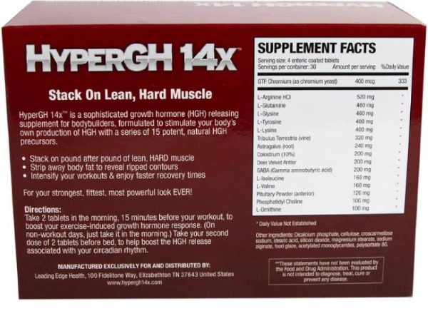hypergh-14x-ingredients-label